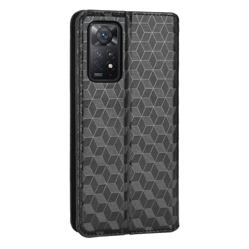 Schutzhülle Für Xiaomi Redmi Note 11 Pro / 11 Pro 5G Flip Case 3d-diamant-ledereffekt