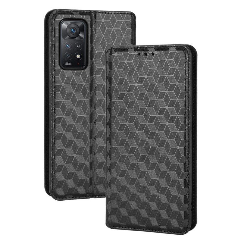 Schutzhülle Für Xiaomi Redmi Note 11 Pro / 11 Pro 5G Flip Case 3d-diamant-ledereffekt