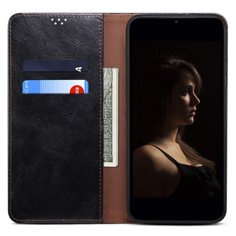Schutzhülle Für Xiaomi Redmi Note 11 Pro / 11 Pro 5G Flip Case Gewachstes Kunstleder