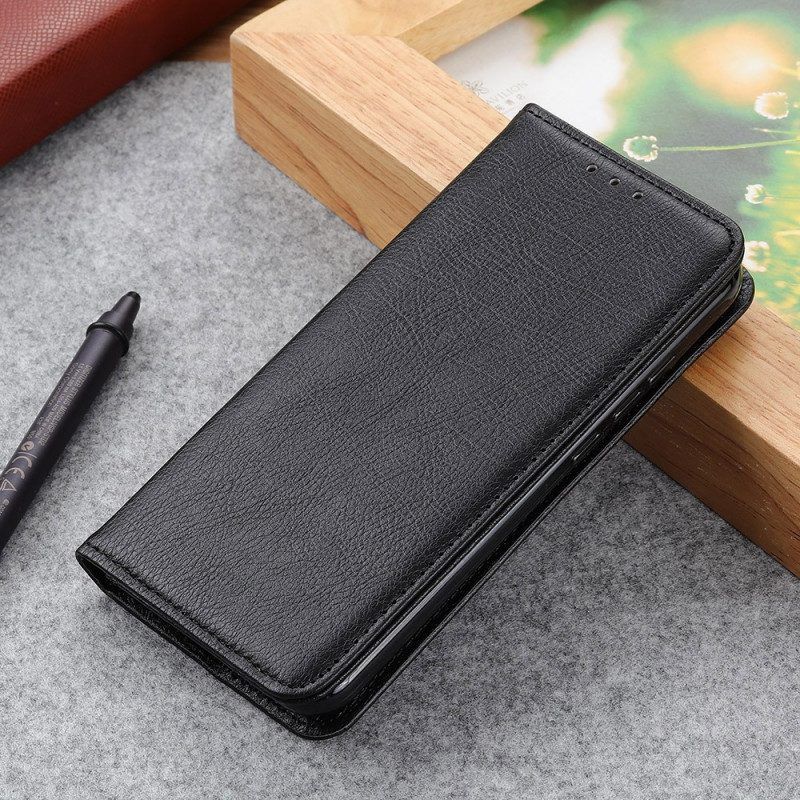 Schutzhülle Für Xiaomi Redmi Note 11 Pro / 11 Pro 5G Flip Case Litschi-spaltleder