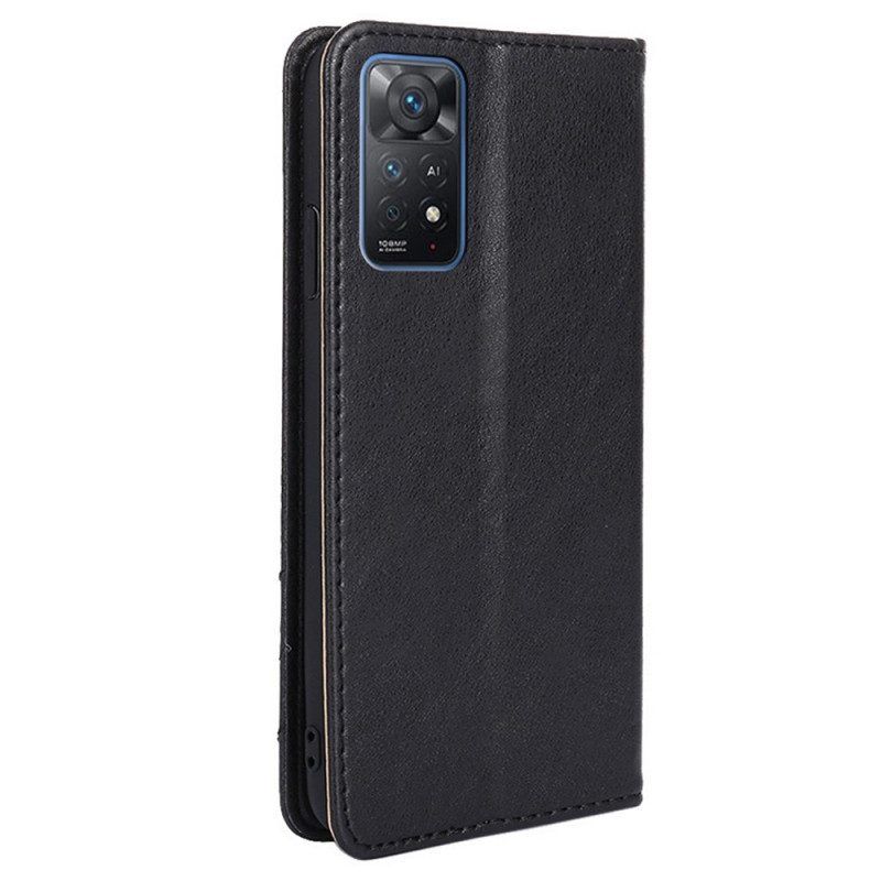 Schutzhülle Für Xiaomi Redmi Note 11 Pro / 11 Pro 5G Flip Case Stil Lederniete