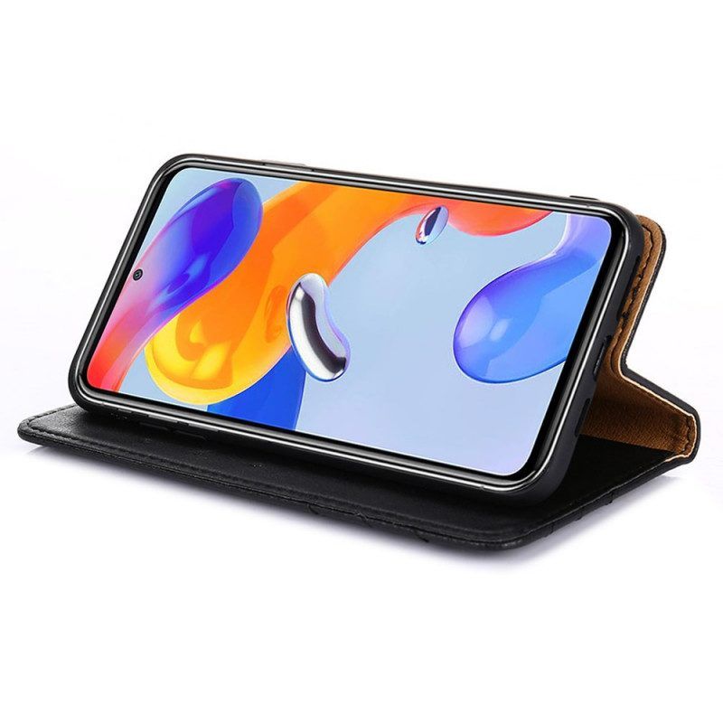 Schutzhülle Für Xiaomi Redmi Note 11 Pro / 11 Pro 5G Flip Case Stil Lederniete