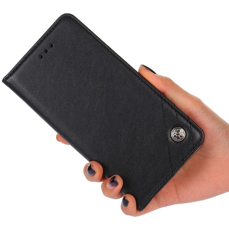 Schutzhülle Für Xiaomi Redmi Note 11 Pro / 11 Pro 5G Flip Case Stil Lederniete