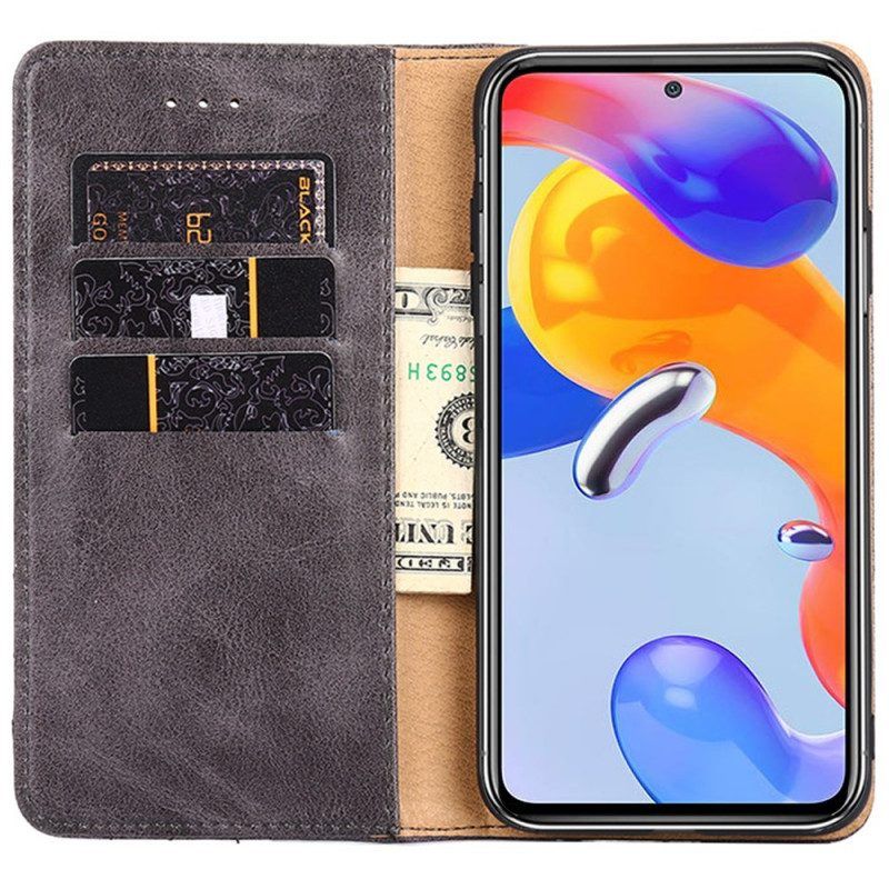 Schutzhülle Für Xiaomi Redmi Note 11 Pro / 11 Pro 5G Flip Case Stil Lederniete