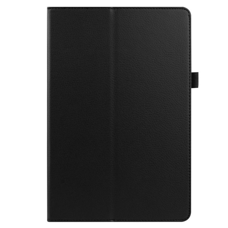 Case Samsung Galaxy Tab S7 Plus Schwarz Litschi-Kunstleder