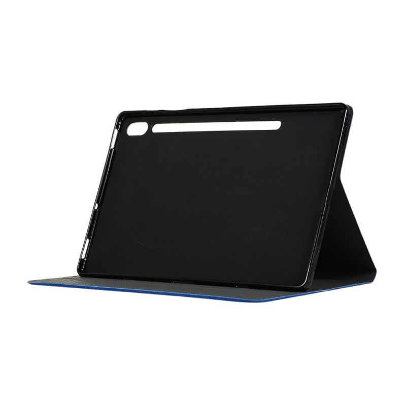Case Samsung Galaxy Tab S7 Plus Schwarz Stoff