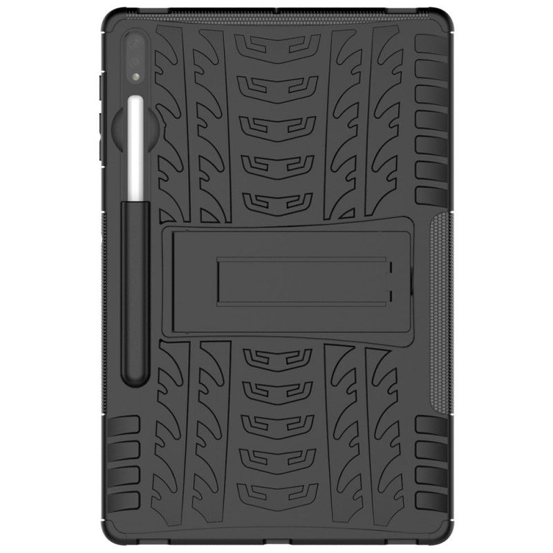 Hülle Für Samsung Galaxy Tab S7 Plus Schwarz Ultrabeständige Prämie