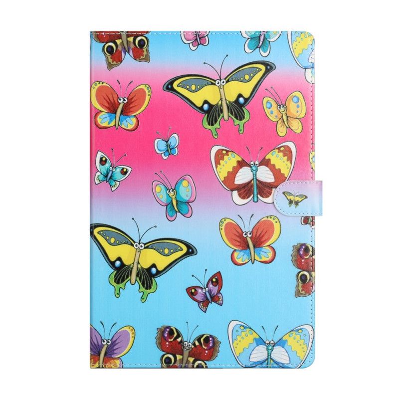 Lederhüllen Samsung Galaxy Tab S7 Plus Handyhülle Schmetterlinge