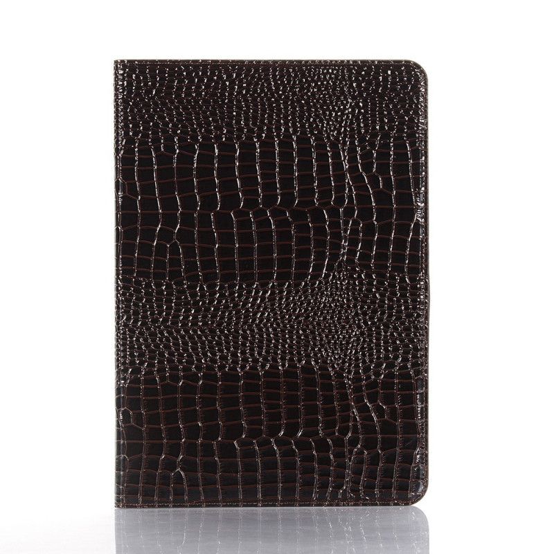 Lederhüllen Samsung Galaxy Tab S7 Plus Schwarz Krokodilhauteffekt