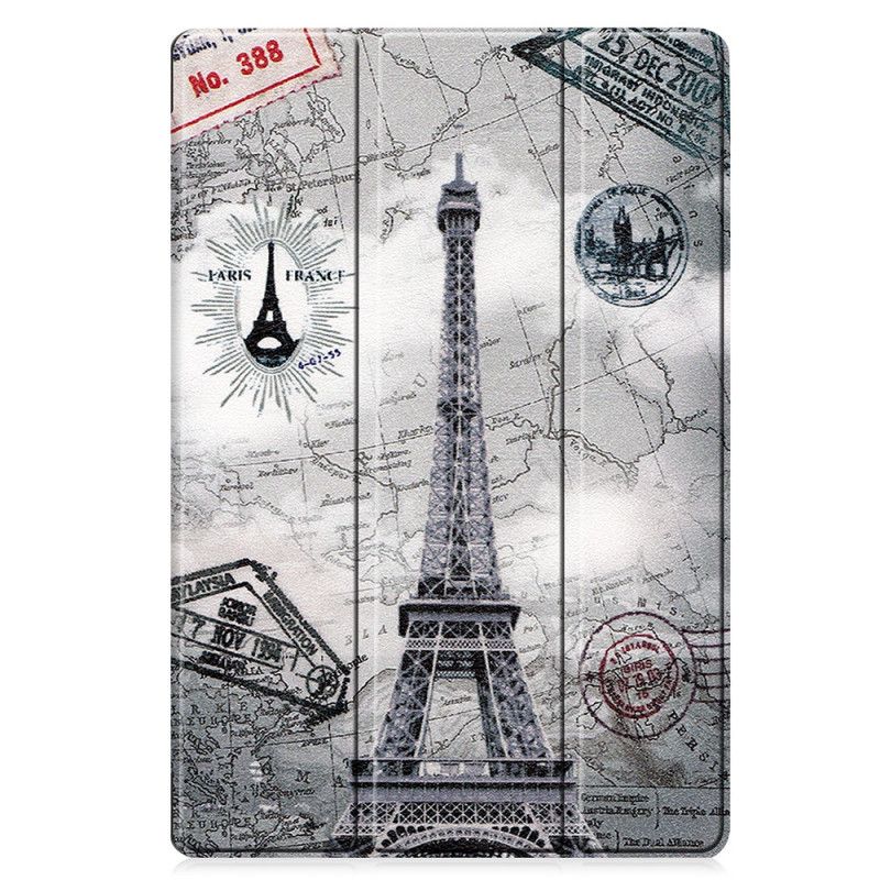 Smart Case Samsung Galaxy Tab S7 Plus Verstärkter Eiffelturm