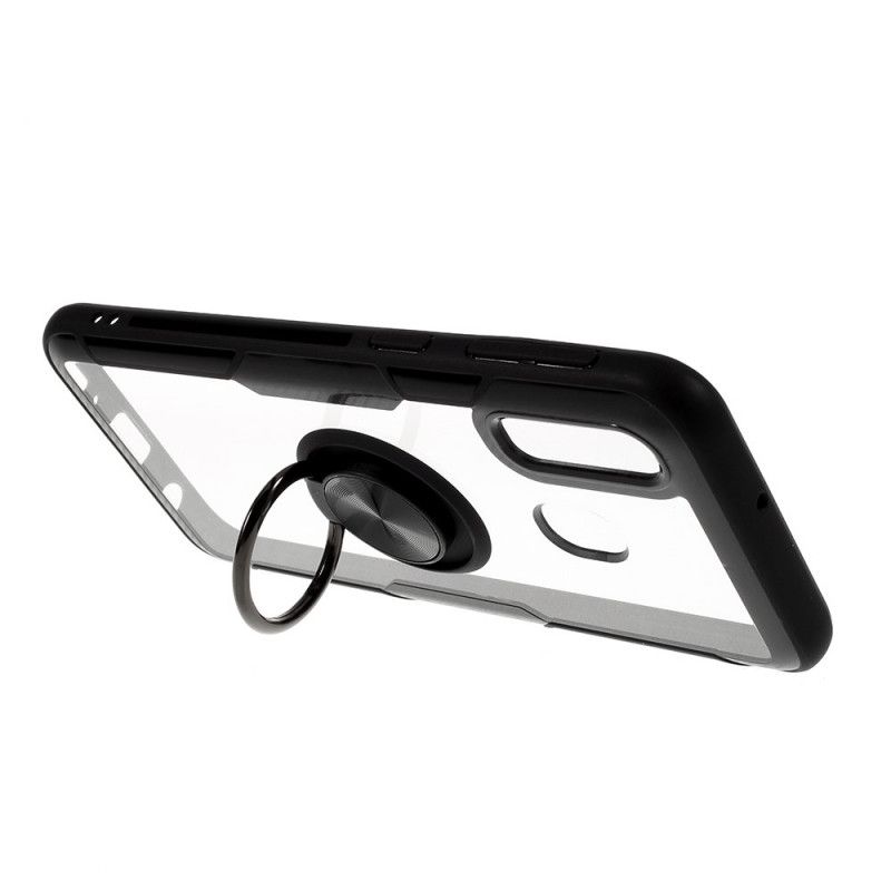 Hülle Samsung Galaxy A30 Schwarz Transparent Mit Stützring