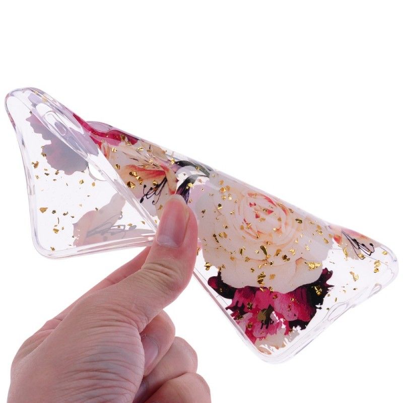 Hülle Samsung Galaxy A30 Transparente Schöne Blumensträuße