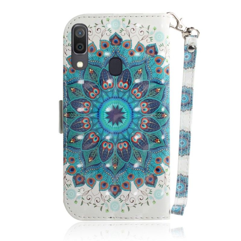 Lederhüllen Samsung Galaxy A30 Meisterhaftes Mandala Mit Tanga