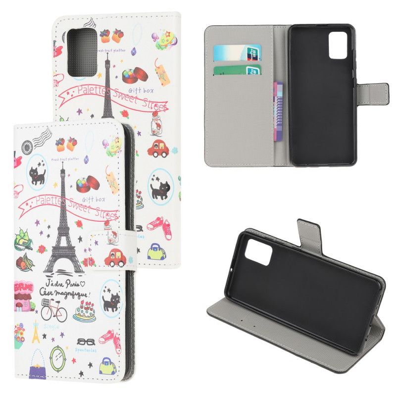 Lederhüllen Xiaomi Redmi Note 10 / Note 10S Ich Liebe Paris