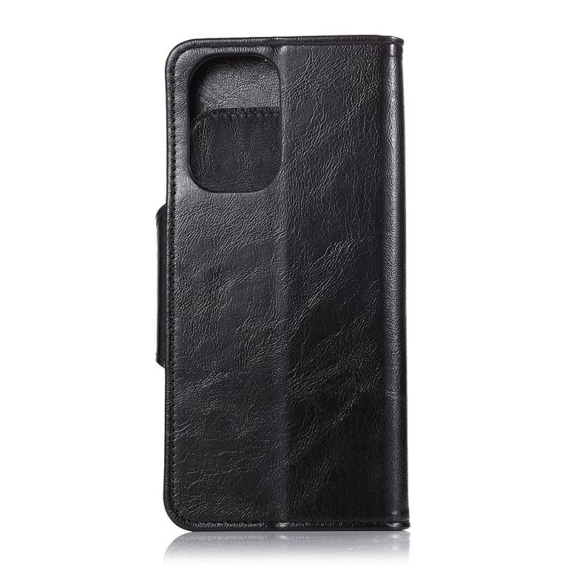 Lederhüllen Xiaomi Redmi Note 10 / Note 10S Schwarz Kunstleder 6 Kartenhalter