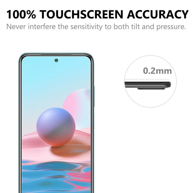 Schutz Aus Gehärtetem Glas Für Den Xiaomi Redmi Note 10 / Note 10S Bildschirm