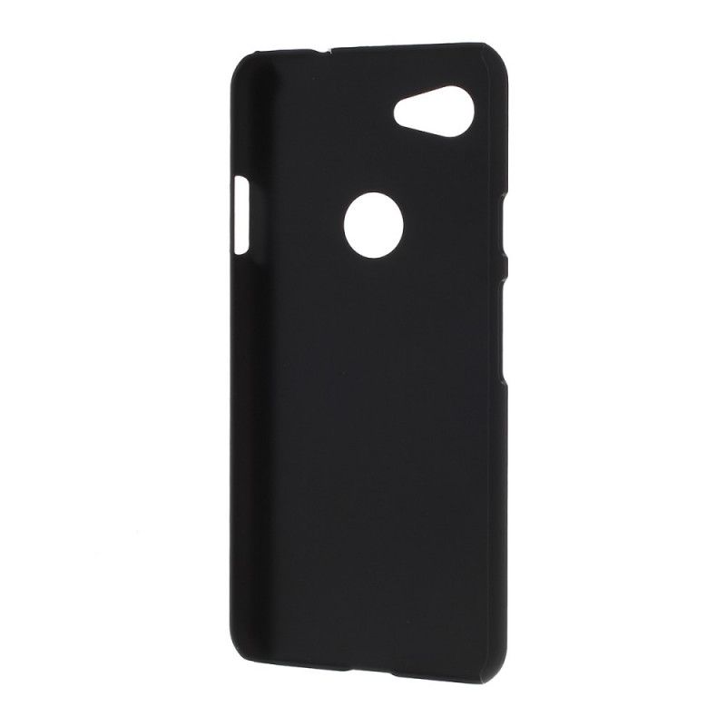 Hülle Google Pixel 3A Schwarz Gummierter Glanz