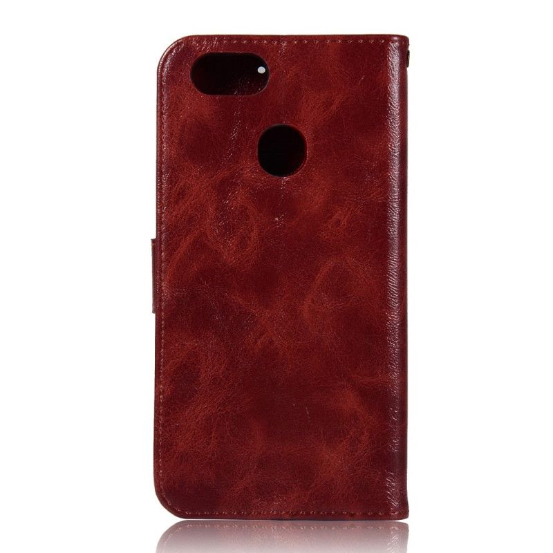 Lederhüllen Für Google Pixel 3A Rot Vintage Ledereffekt Mit Riemen