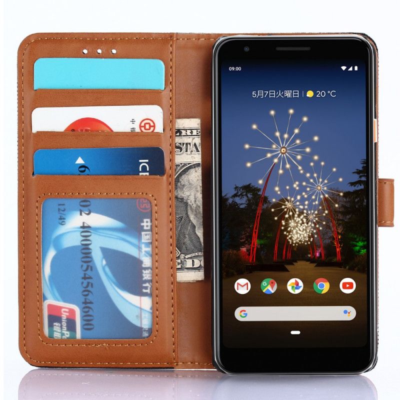Lederhüllen Google Pixel 3A Dunkelblau Jeans