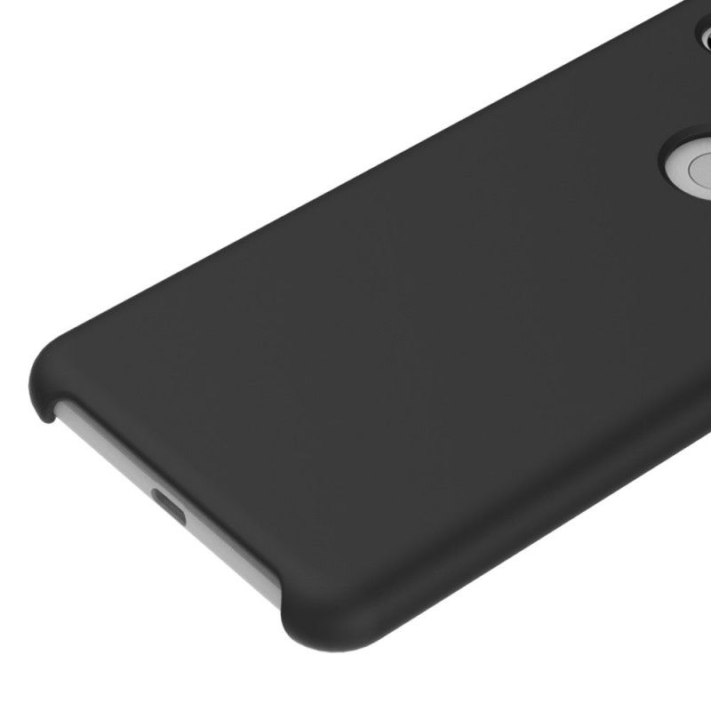 Hülle Google Pixel 3 Schwarz Starres Silikon