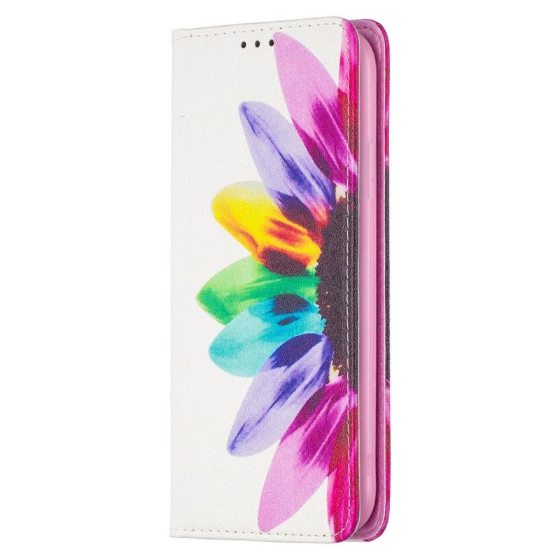 Flip Case Für iPhone 11 Aquarellblume