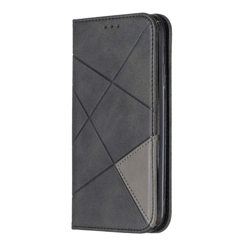 Flip Case Für iPhone 11 Schwarz Künstlerstil