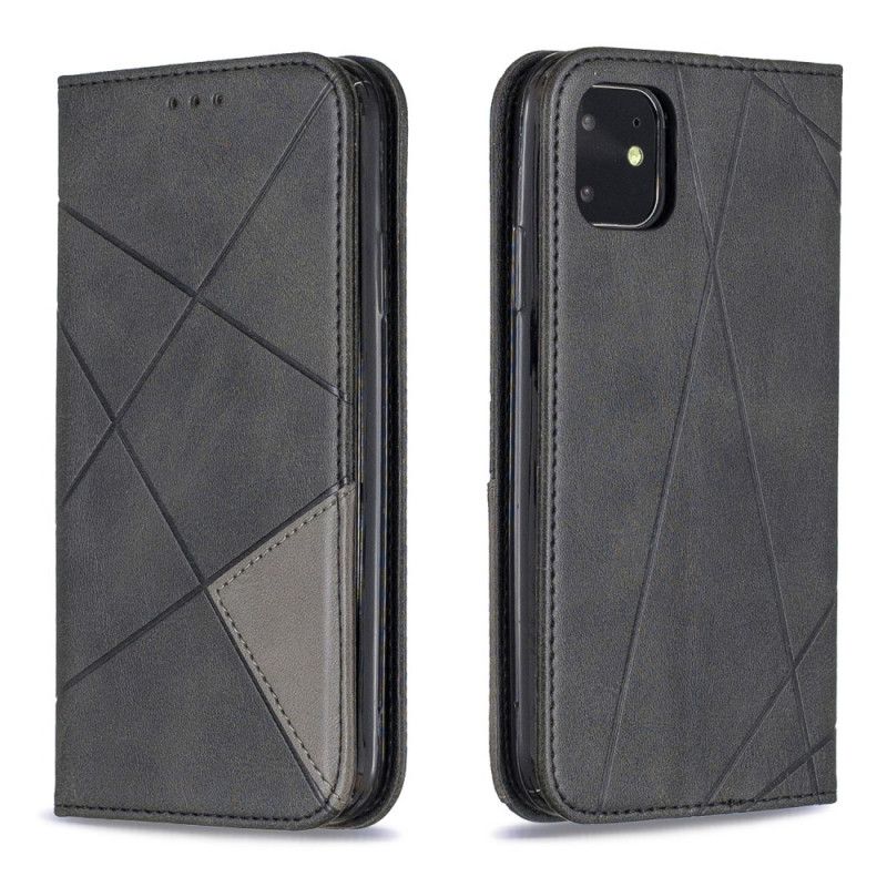 Flip Case Für iPhone 11 Schwarz Künstlerstil