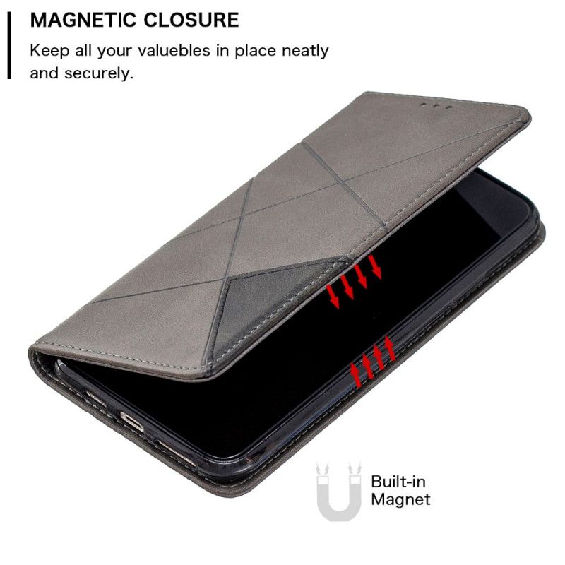 Flip Case Für iPhone 11 Schwarz Künstlerstil