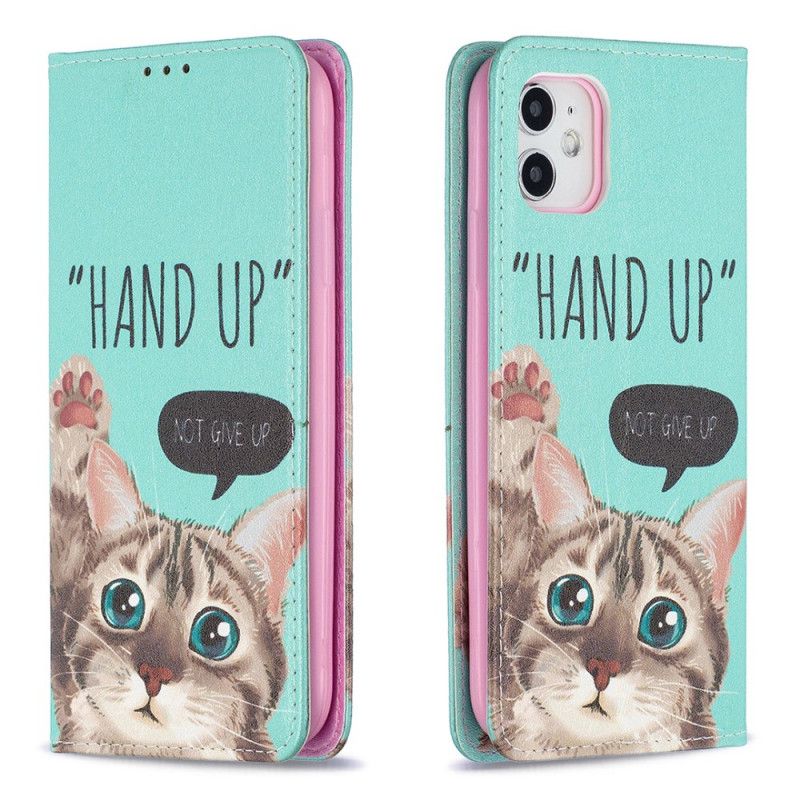 Flip Case iPhone 11 Hand Hoch