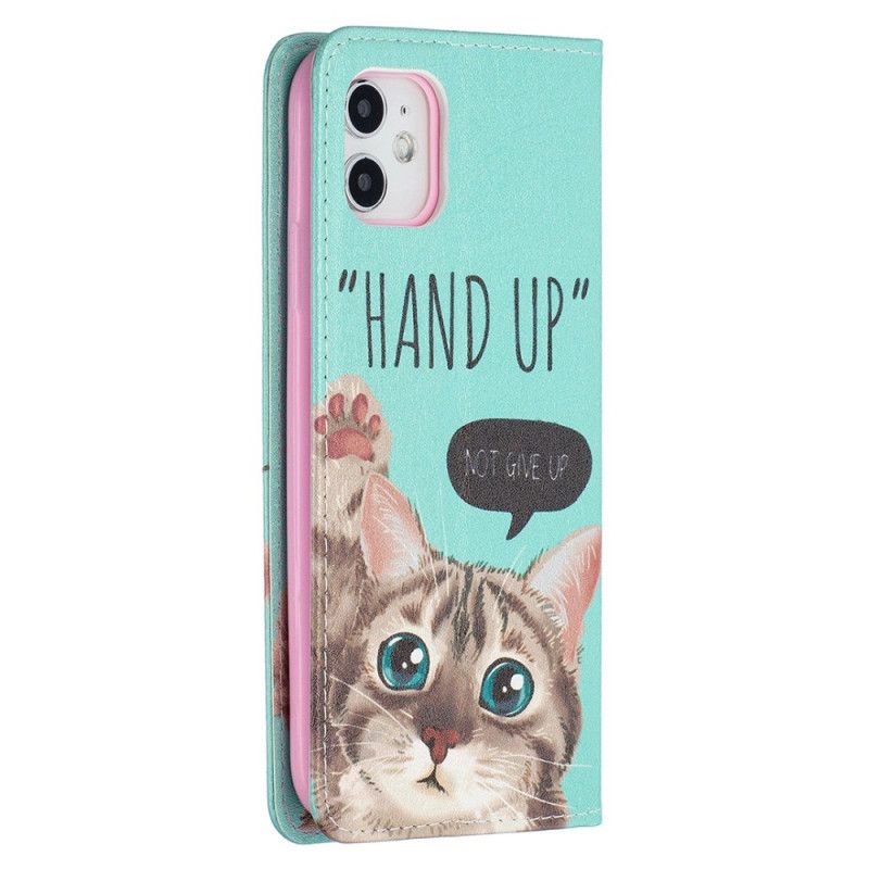 Flip Case iPhone 11 Hand Hoch