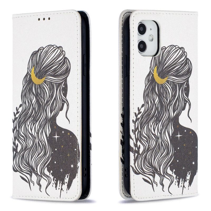 Flip Case iPhone 11 Hübsches Haar