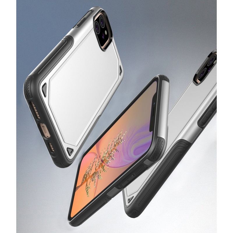 Hülle Für iPhone 11 Schwarz Premium-Metalleffekt