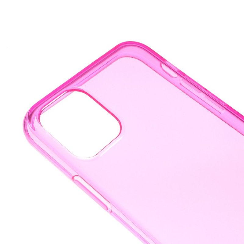 Hülle iPhone 11 Grau Transparent Kristallin