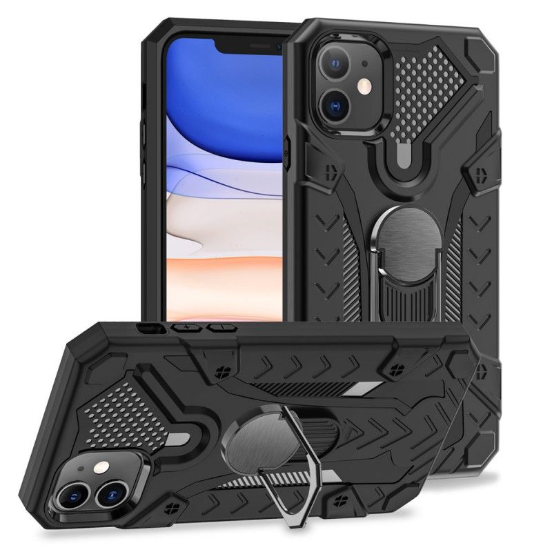 Hülle iPhone 11 Schwarz Panzerung Mit Stützring