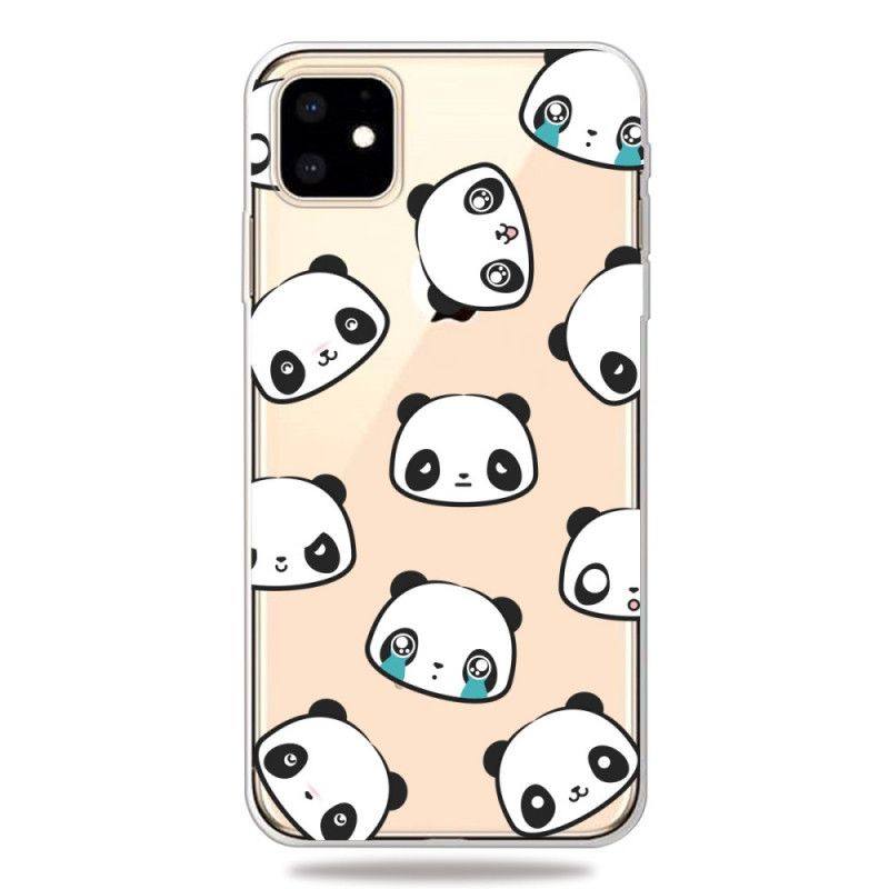 Hülle iPhone 11 Sentimentale Pandas
