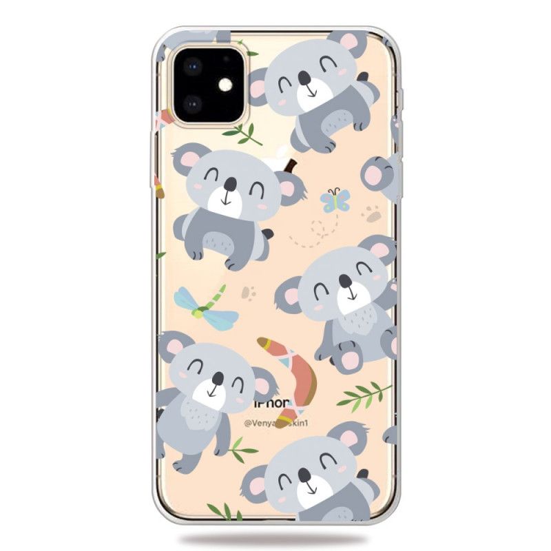 Hülle iPhone 11 Süße Graue Koalas