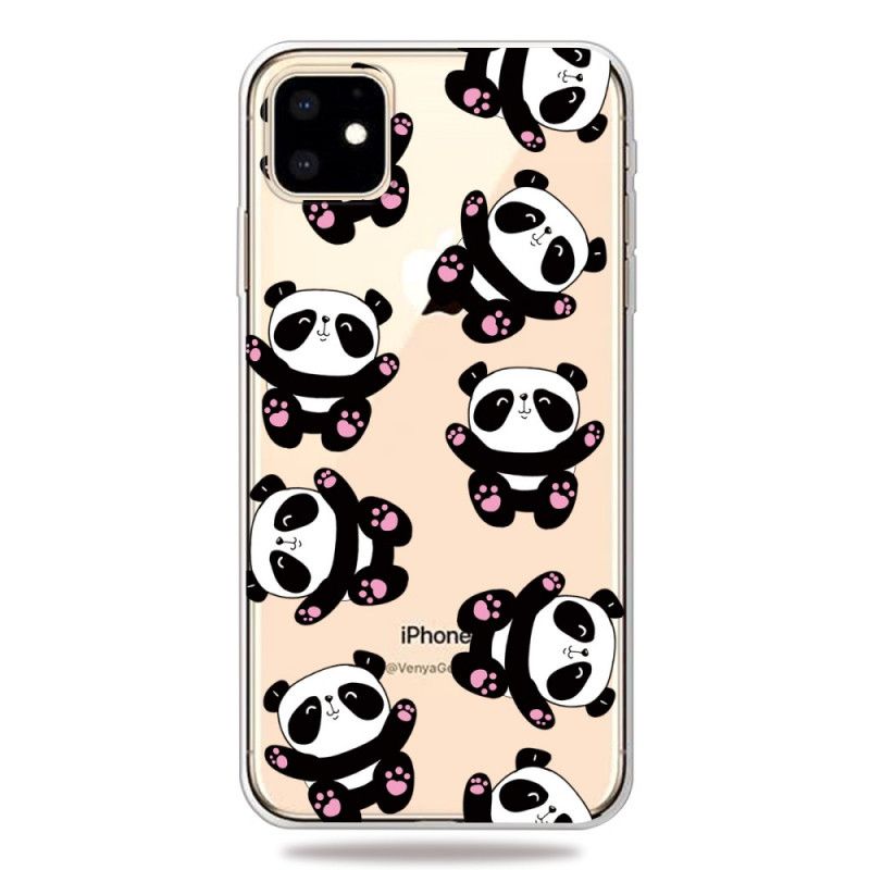 Hülle iPhone 11 Top-Spaß-Pandas