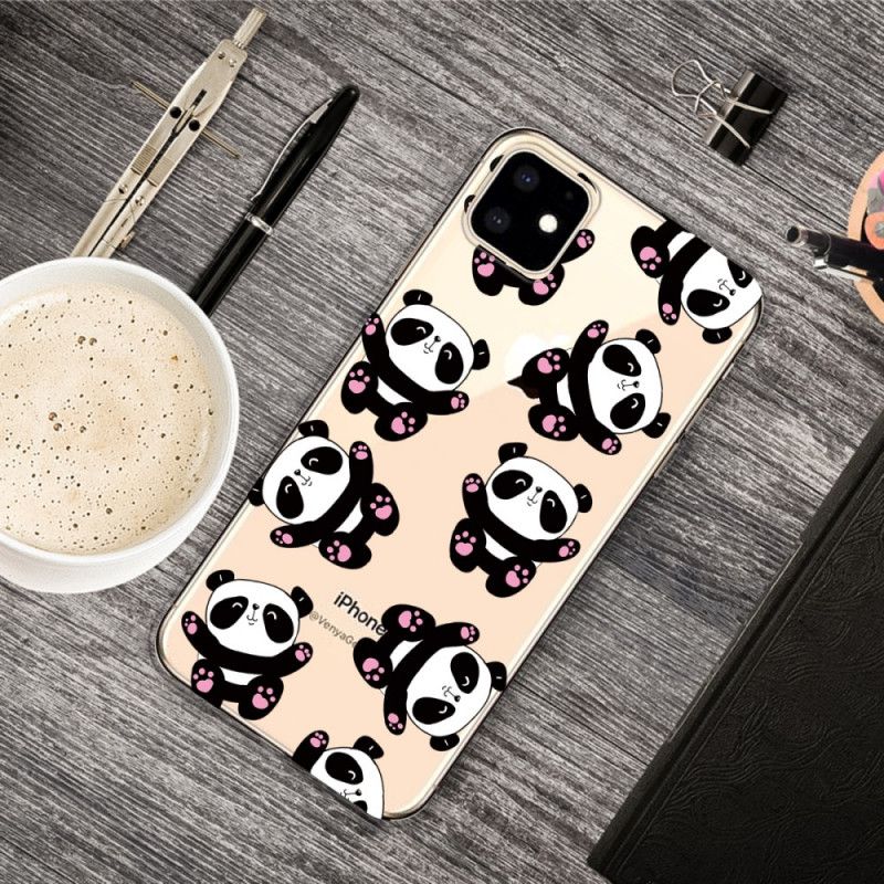 Hülle iPhone 11 Top-Spaß-Pandas