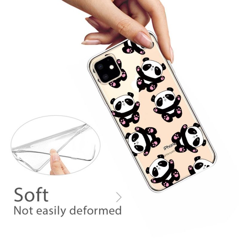 Hülle iPhone 11 Top-Spaß-Pandas