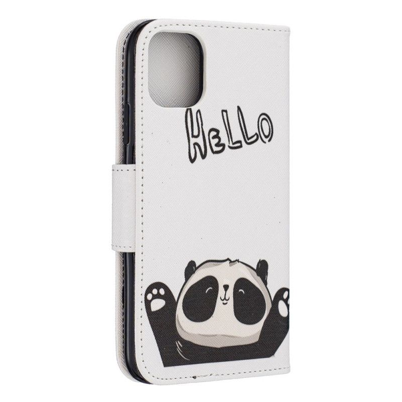 Lederhüllen iPhone 11 Hallo Panda