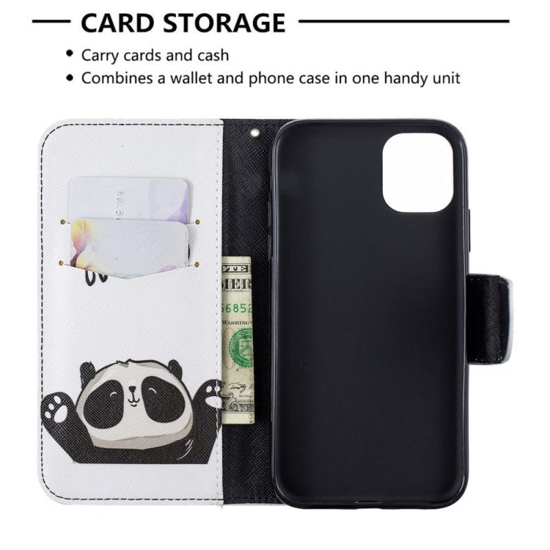 Lederhüllen iPhone 11 Hallo Panda