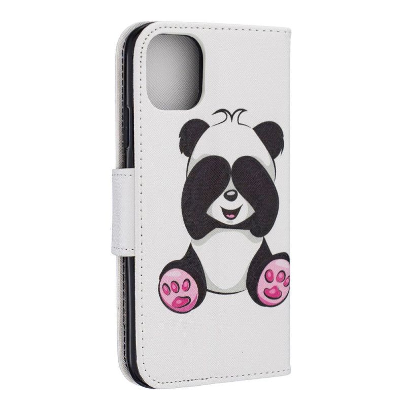 Lederhüllen iPhone 11 Lustiger Panda