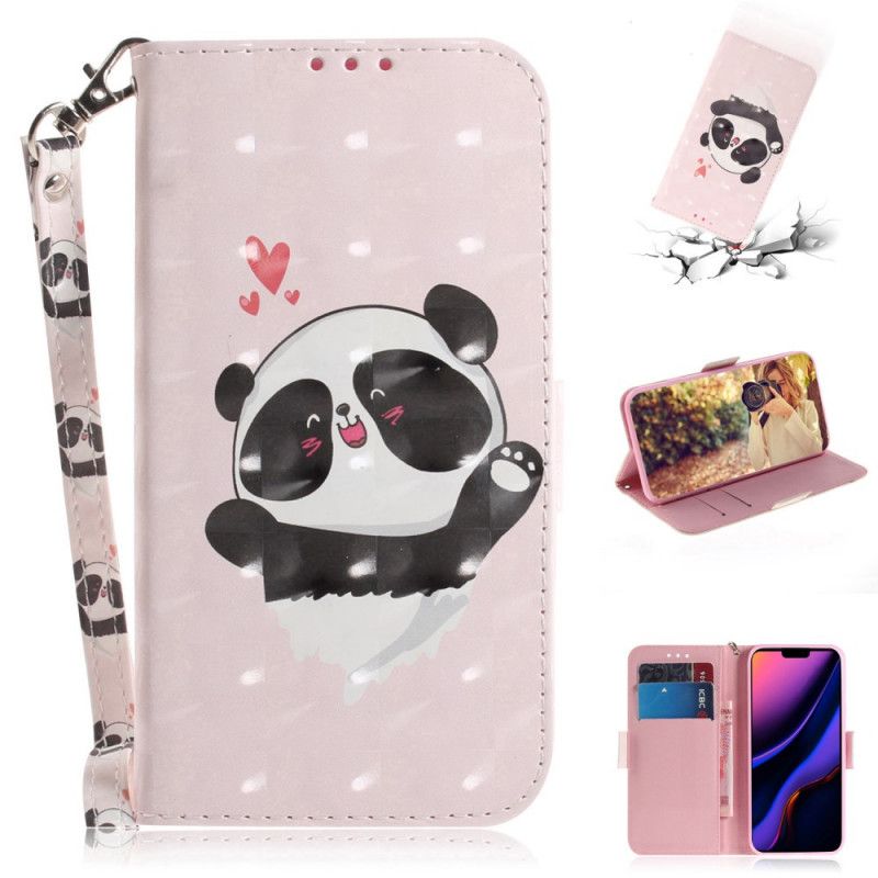 Lederhüllen iPhone 11 Panda Liebe Mit Tanga