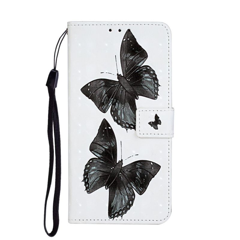 Lederhüllen iPhone 11 Verstellbarer Schmetterlingsriemen