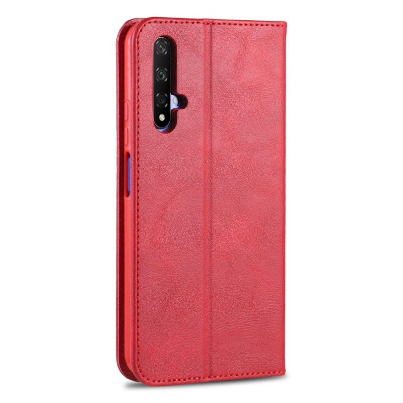 Flip Case Honor 20 Schwarz Azns Kunstleder