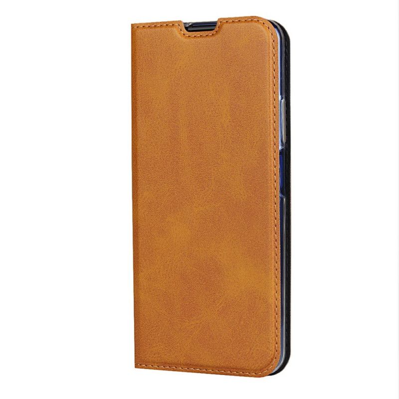 Flip Case Honor 20 Schwarz Kunstleder Mit Riemen