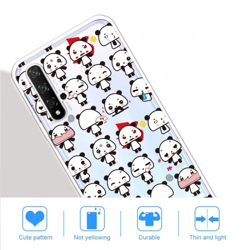 Hülle Für Honor 20 Transparente Lustige Pandas