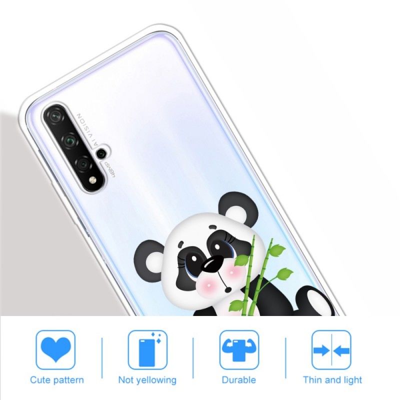 Hülle Honor 20 Transparenter Trauriger Panda