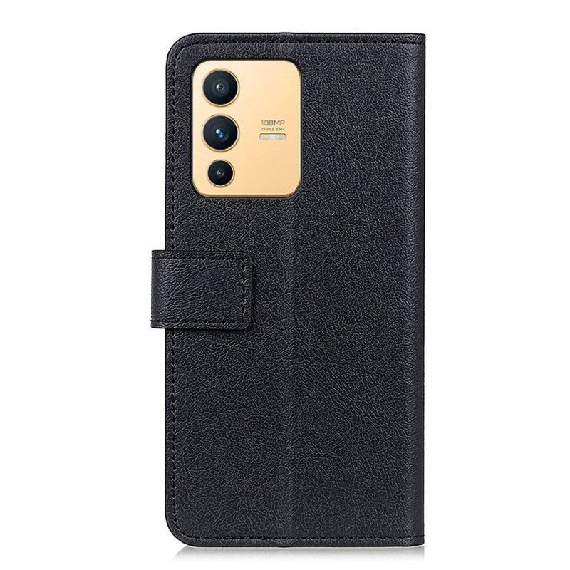 Flip Case Für Vivo V23 5G Klassisch