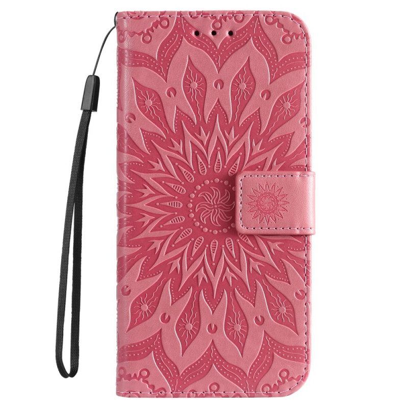 Flip Case Für Samsung Galaxy S22 Ultra 5G Sonnenblume